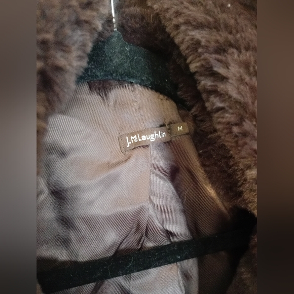 On Hold! @Lucymiasam1 COPY - J. McLaughlin Faux Fur Coat - Picture 2 of 6